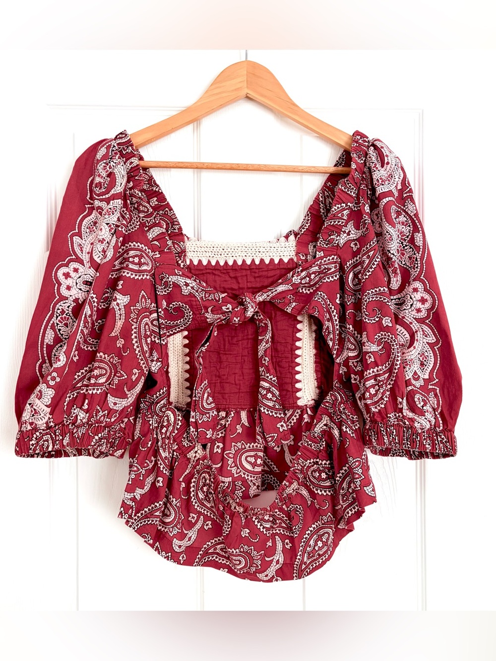 Sea New York Theodora Puff Sleeve Top Size XS - Picture 7 of 8